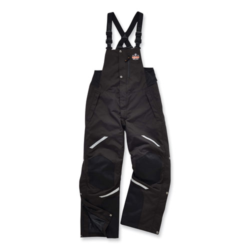 Picture of N-Ferno 6471 Thermal Bibs with 500D Nylon Shell, 4X-Large, Black