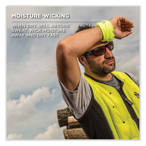 Picture of Chill-Its 6485 Multi-Band, Polyester, One Size Fits Most, Hi-Vis Lime