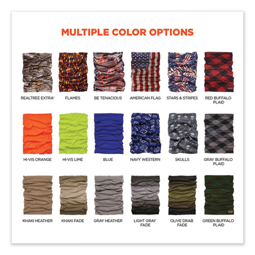 Picture of Chill-Its 6485 Multi-Band, Polyester, One Size Fits Most, Hi-Vis Lime