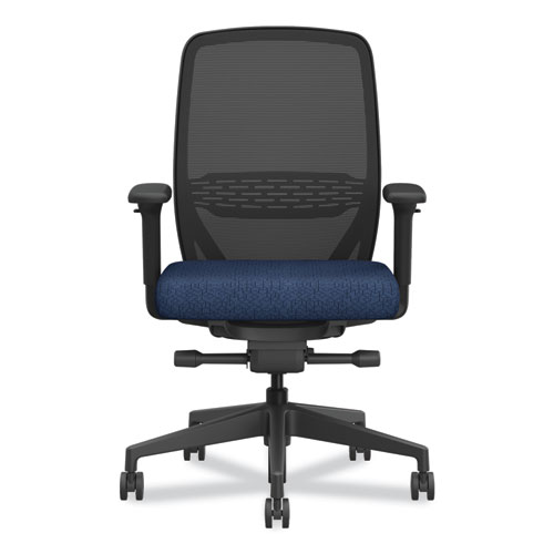 Picture of Nucleus Series Recharge Task Chair, Up to 300lb, 16.63" to 21.13" Seat Ht, Navy Seat, Black Back/Base