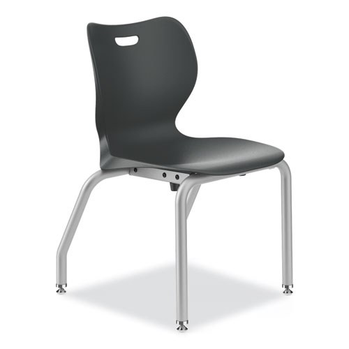 Picture of SmartLink Four-Leg Chair, Supports Up to 275 lb, 16" Seat Height, Lava Seat, Lave Back, Platinum Base, 4/Carton