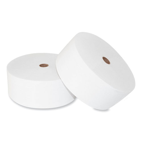 Picture of Small Core Bath Tissue, Septic Safe, 2-Ply, White, 1,200 Sheets/Roll, 12 Rolls/Carton