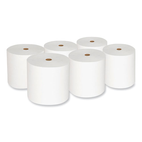 Picture of Valay Proprietary Roll Towels, 1-Ply, 7" x 800 ft, White, 6 Rolls/Carton