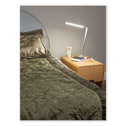 Picture of Vamp LED Wireless Charging Lamp, Multi-pivot Neck, 16.75" High, White