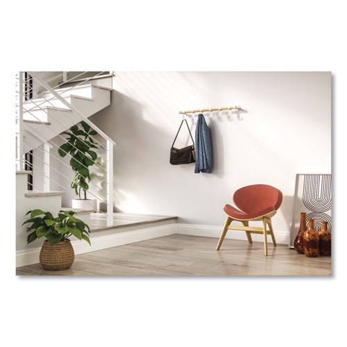 Picture of Resi Coat Wall Rack, 6 Hook, 36.25w x 4.25d x 6h, White
