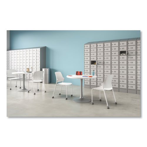 Picture of Single Sloped Metal Locker Hood Addition, 12w x 18d x 6h, Gray