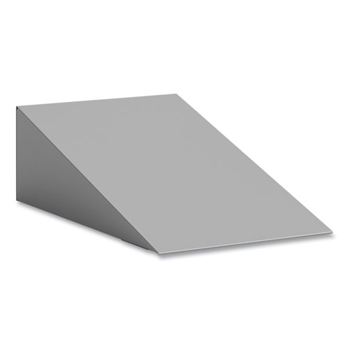 Picture of Single Sloped Metal Locker Hood Addition, 12w x 18d x 6h, Gray