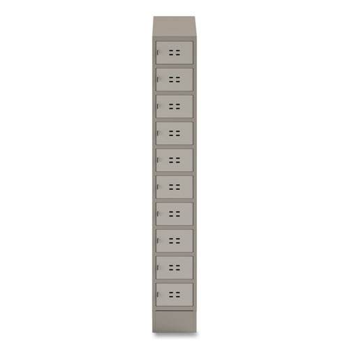 Picture of Single Continuous Metal Locker Base Addition, 11.7w x 16d x 5.75h, Tan
