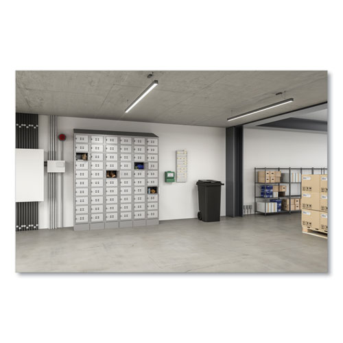 Picture of Triple Continuous Metal Locker Base Addition, 35w x 16d x 5.75h, Gray