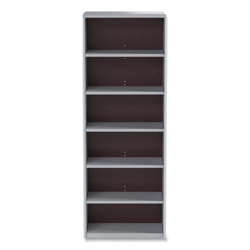 Picture of ValueMate Economy Bookcase, Six-Shelf, 31.75w x 13.5d x 80h, Gray