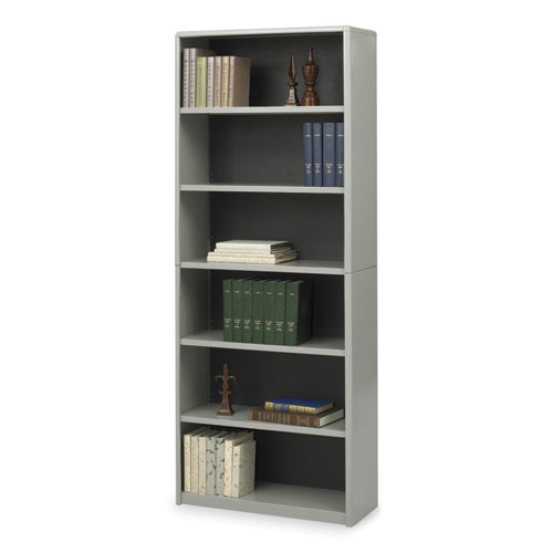 Picture of ValueMate Economy Bookcase, Six-Shelf, 31.75w x 13.5d x 80h, Gray