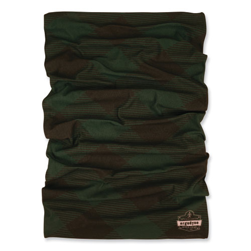 Picture of Chill-Its 6485 Multi-Band, Polyester, One Size Fits Most, Green Buffalo Plaid