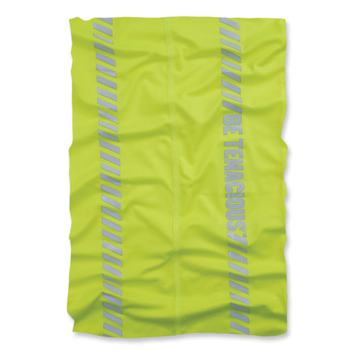 Picture of Chill-Its 6487R Reflective Cooling Multi-Band, Polyester/Spandex, One Size Fits Most, Hi-Vis Lime