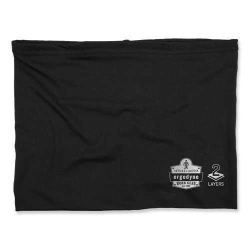 Picture of Chill-Its 6489 2-Layer Cooling Performance Knit Multi-Band, Polyester/Spandex, Small/Medium, Black