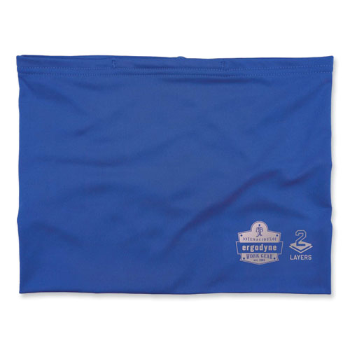 Picture of Chill-Its 6489 2-Layer Cooling Performance Knit Multi-Band, Polyester/Spandex, Small/Medium, Blue