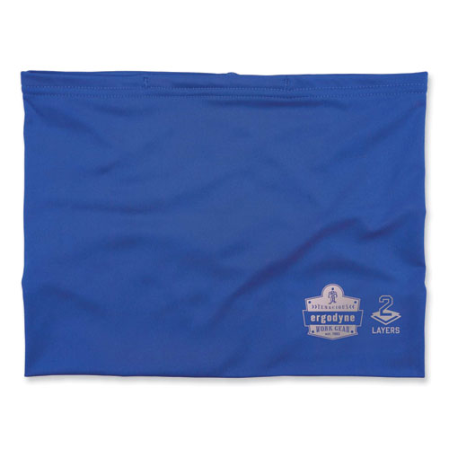 Picture of Chill-Its 6489 2-Layer Cooling Performance Knit Multi-Band, Polyester/Spandex, Large/X-Large, Blue