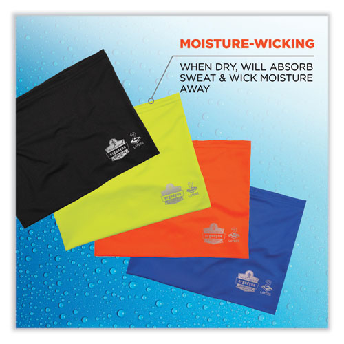 Picture of Chill-Its 6489 2-Layer Cooling Performance Knit Multi-Band, Polyester/Spandex, Large/X-Large, Blue