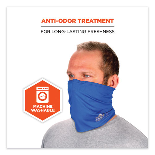 Picture of Chill-Its 6489 2-Layer Cooling Performance Knit Multi-Band, Polyester/Spandex, 2X-Large/3X-Large, Blue