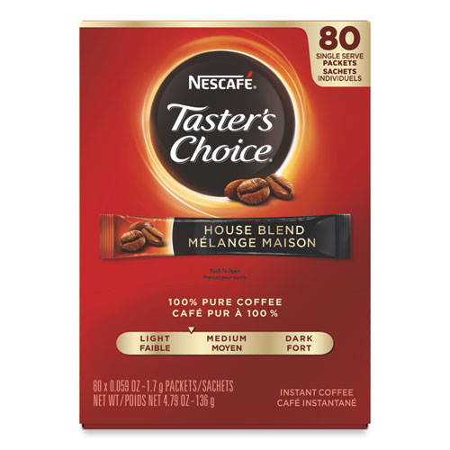 Picture of Taster's Choice Stick Pack, House Blend, .06 oz, 480/Carton