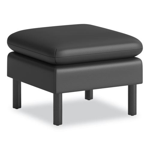 Picture of Parkwyn Series Ottoman, 23" x 23" x 17.5", Black