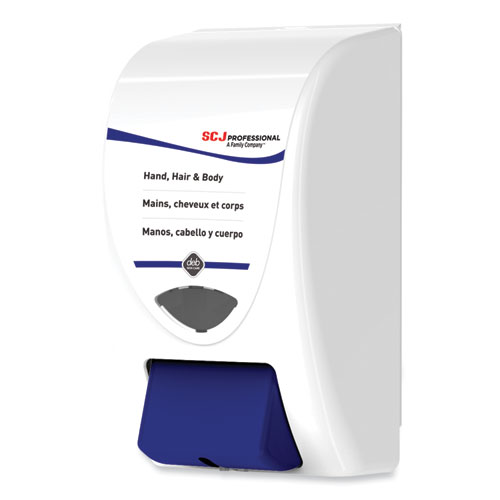 Picture of Cleanse Hand, Hair and Body Dispenser, 2 L, 6.4 x 5.7 x 11.5, White/Blue, 8/Carton