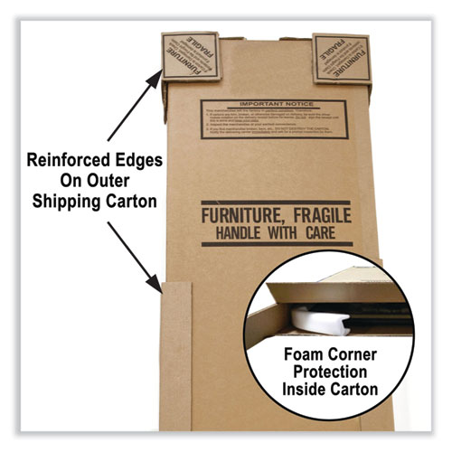 Picture of Height-Adjustable Activity Tables, Rectangular, 60w x 30d x 19h, Gray Granite, 4/Pallet