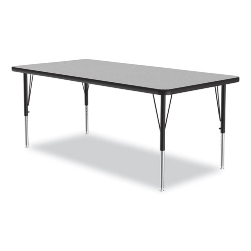 Picture of Height-Adjustable Activity Tables, Rectangular, 60w x 30d x 19h, Gray Granite, 4/Pallet
