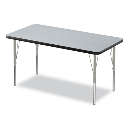 Picture of Height-Adjustable Activity Tables, Rectangular, 48w x 24d x 10h, Gray Granite, 4/Pallet