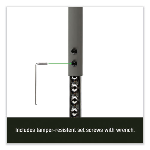 Picture of Height-Adjustable Activity Tables, Rectangular, 48w x 24d x 10h, Gray Granite, 4/Pallet