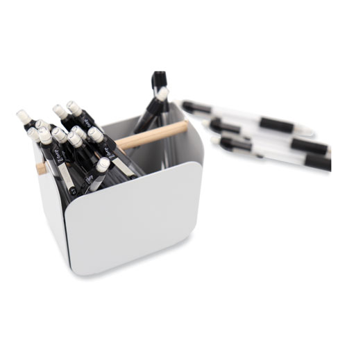 Picture of Z-Grip Max Mechanical Pencil, 0.7 mm, HB (#2), Black Lead, Black/Silver Barrel, Dozen