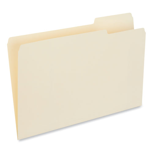 Picture of Top Tab File Folders, 1/3-Cut Tabs: Right Position, Legal Size, 0.75" Expansion, Manila, 100/Box