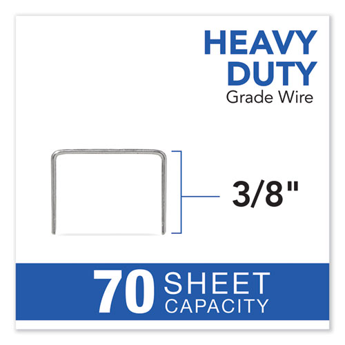 Picture of Cartridge Staples, 0.38" Leg, 0.5" Crown, Steel, 5,000/Box