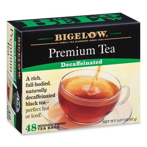 Picture of Single Flavor Tea, Decaffeinated Black, 48 Bags/Box