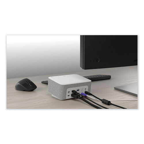 Picture of UC Logi Dock, 1 HDMI/1 Displayport/2 USB A/3 USB C, White