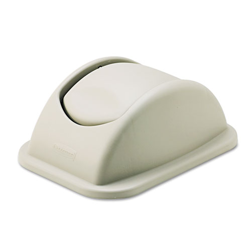 Picture of Rectangular Free-Swinging Plastic Lids, Beige