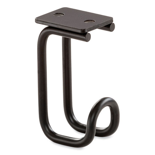 Picture of Table Hooks, 1.25 x 1.75 x 3.25, Black, 6/Pack