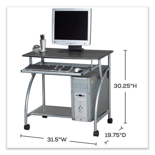Picture of Eastwinds Series Argo PC Workstation, 31.5" x 19.75" x 30.25", Anthracite