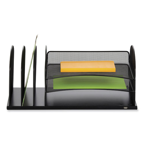 Picture of Powered Onyx Three Horizontal and Three Upright Sections, Letter Size Files, 19.5 x 11.5 x 8.25