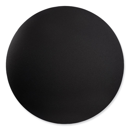 Picture of 6800 Series Height Adjustable Fabric Seat Swivel Stool, Supports Up to 300 lb, 18" to 25" Seat Height, Black Seat/Base