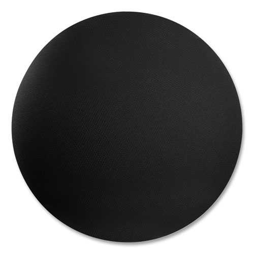 Picture of 6800 Series Height Adjustable Fabric Seat Swivel Stool, Supports Up to 300 lb, 18" to 25" Seat Height, Black Seat/Gray Base