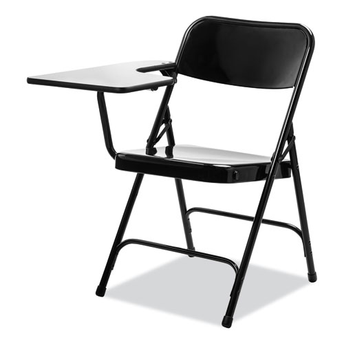 Picture of 5200 Series Right-Side Tablet-Arm Folding Chair, Supports 480 lb, 17.25" Seat Height, Black, 2/Carton