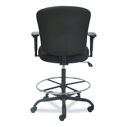 Picture of Alera Mota Series Big and Tall Stool, Supports Up to 450 lb, 28.74" to 32.67" Seat Height, Black