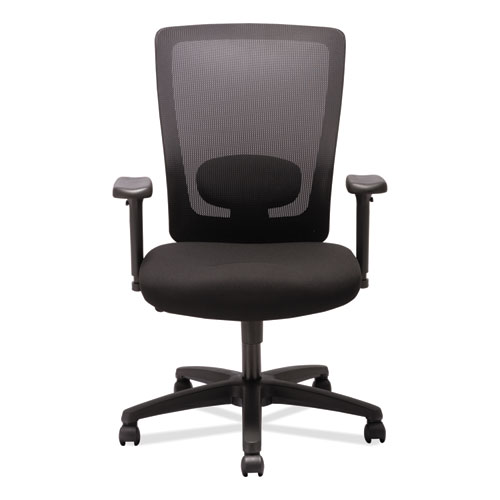 Picture of Alera Envy Series Mesh High-Back Swivel/Tilt Chair, Supports Up to 250 lb, 16.88" to 21.5" Seat Height, Black