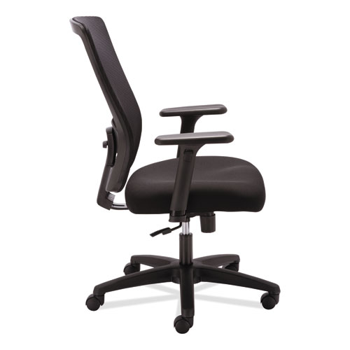 Picture of Alera Envy Series Mesh High-Back Swivel/Tilt Chair, Supports Up to 250 lb, 16.88" to 21.5" Seat Height, Black