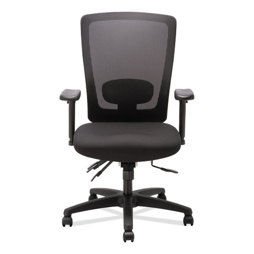 Picture of Alera Envy Series Mesh High-Back Multifunction Chair, Supports Up to 250 lb, 16.88" to 21.5" Seat Height, Black