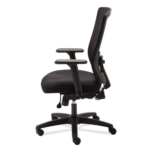 Picture of Alera Envy Series Mesh High-Back Multifunction Chair, Supports Up to 250 lb, 16.88" to 21.5" Seat Height, Black