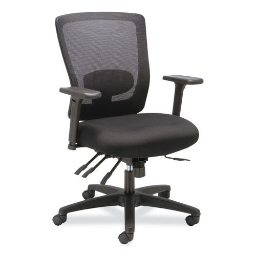 Picture of Alera Envy Series Mesh Mid-Back Swivel/Tilt Chair, Supports Up to 250 lb, 16.88" to 21.5" Seat Height, Black