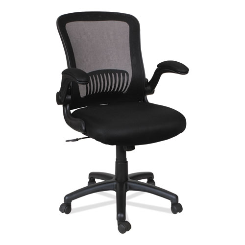 Picture of Alera EB-E Series Swivel/Tilt Mid-Back Mesh Chair, Supports Up to 275 lb, 18.11" to 22.04" Seat Height, Black