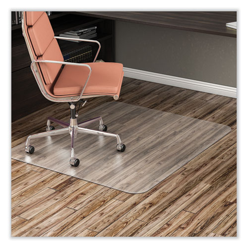 Picture of EconoMat All Day Use Chair Mat for Hard Floors, Flat Packed, 36 x 48, Clear