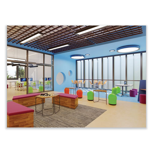 Picture of Zenergy Swivel Ball Chair, Backless, Supports Up to 250 lb, Green Seat Vinyl